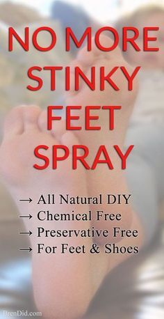 Naturally eliminate foot odor with this non-toxic all natural DIY foot that also works in shoes. Plus a bonus foot powder recipe! No More Stinky Feet Spray from BrenDid. Stinky Shoes, Feet Shoes, Powder Recipe, Natural Diy, Diy Beauty Hacks, Essential Oil Recipes, Homemade Beauty Products, Diy Natural Products, Tree Oil