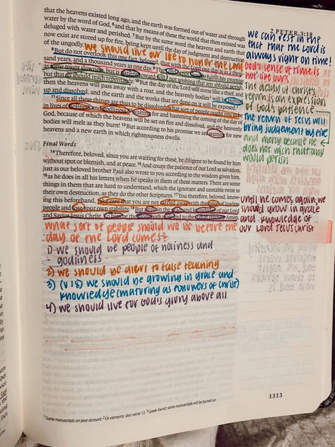 2 Peter 2 Bible Journaling, 2 Peter Bible Journaling, Bible Highlights, Peter Bible, Bible Highlighting, Bible Doodles, Inspire Bible, Bible 2, Bible Things