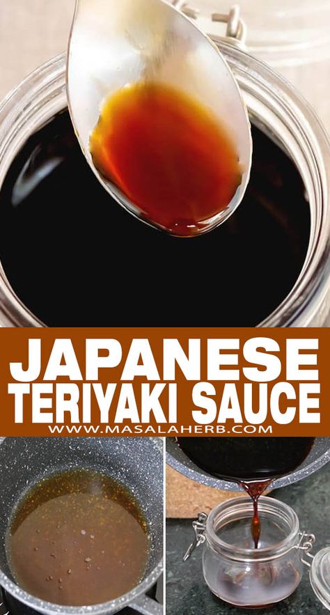 Authentic Japanese Teriyaki Sauce, Restaurant Style Teriyaki Sauce, Edo Japan Teriyaki Sauce, Terriaki Sauce How To Make, Teriyaki Sauce Authentic, Diy Teriyaki Sauce Easy, Teppanyaki Sauce Recipes, Simple Teriyaki Sauce Recipe, Teriyaki Sauce No Cornstarch