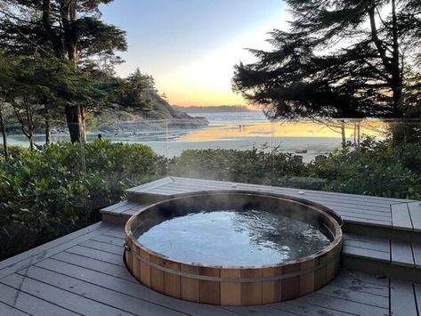 Cart - Forest Cooperage Hot Tub Landscape, Cedar Tub, Wooden Tub, Backyard Landscape Ideas, Pacific Northwest Style, Hot Tub Landscaping, Dream Setup, Tub Design, Cedar Hot Tub