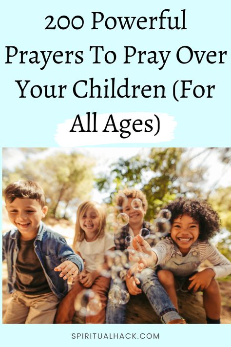 Pray over the life of your children with our guide: "200 Prayer Points For Children.". place them in God's hands with heartfelt prayers. Prayer For My Grandchildren, Prayers For Your Children, Prayers To Pray Over Children, Pray For Children, A Childs Prayer, How To Pray Over Your Children, Power Of A Praying Parent, Praying For Our Children, Intercession Prayers