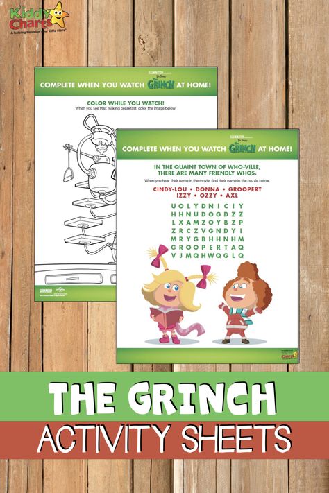 Who loves The Grinch? We've got some amazing activity sheets for you from the new film - the kids will love them. Do check them out? #TheGrinch #drseuss #kidsactivities #coloring #printables #freestuff Grinch Worksheets, Grinch Activity, Christmas Worksheets Kindergarten, Kindergarten Christmas Activities, Grinch Printable, Lap Book Templates, Christmas Activities For Toddlers, Welcome To Kindergarten, Coloring Printables