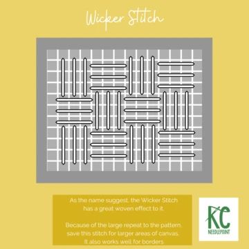 The Stitch Vault– Page 7– KC Needlepoint Continental Stitch, Couching Stitch, Bargello Patterns, Needlepoint Stitch, Brick Stitch Pattern, Needlepoint Christmas, Needlepoint Stitches, Needlepoint Patterns, Kansas City Missouri