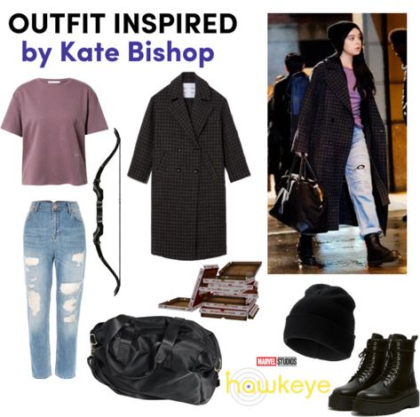 Kate Bishop Halloween Costume, Marvel Inspired Outfits Casual, Kate Bishop Outfit Ideas, Kate Bishop Outfit, Marvel Outfits, Marvel Inspired Outfits, Marvel Fashion, Costumes College, Avengers Outfits