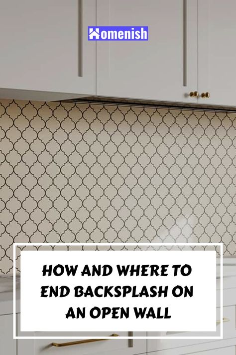 When remodeling a kitchen, you will need to decide at that point you want your backsplash to stop, both vertically and horizontally. Oftentimes you will find that there is a clear natural stopping point where you can finish backsplash tiles, but in some cases, such as on open walls, making this decision can be much tricker. Here we will look at some of the recommendations for where a backsplash should, and should not, go in a kitchen or bathroom. Easiest Backsplash To Install, Backsplash Kitchen Small Space, Backsplash Halfway Up Wall Kitchen, Paneling As Backsplash, Backsplash All The Way To Ceiling, Where To Put Backsplash In Kitchen, Kitchen Sink Facing Wall Ideas, Wall Behind Kitchen Sink Ideas, Backsplash Up To Ceiling