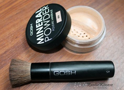 GOSH Cosmetics Mineral Powder Gosh Cosmetics, Mineral Powder, Powder Brush, Find It, Concealer, Makeup Tips, The Face, Skin Care, Makeup