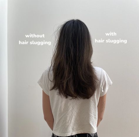 hair slugging what is hair slugging how to hair slug Hair Slugging How To, Hair Silky And Shiny Tips, How To Sleep With Straight Hair, How To Get Soft Shiny Silky Hair, Hair Slugging, Sleep With Wet Hair Tips, Oreo Dump Cake, Eyelash Tint, Brown Hair Trends