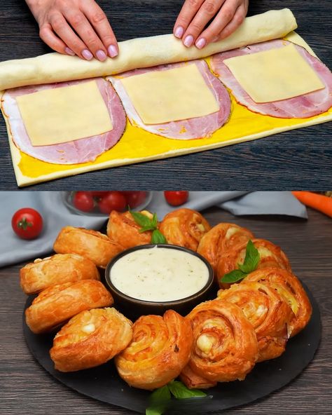 The Puff Pastry Sensation That's Driving the World Crazy - Greenku Recipes Stove Top Bread Recipe, Puff Pastry Snacks, Savory Puff Pastry, Zucchini Cakes Recipe, Corn Fritter Recipes, Puff Pastry Appetizers, Cheese Puff Pastry, Martha Stewart Recipes, Cheese Puffs