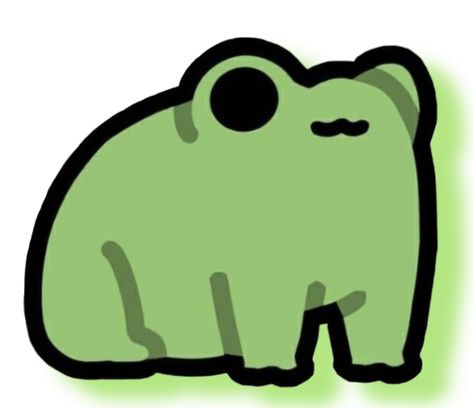 Sapo Aesthetic, Frog Fanart, Cute Easy Doodles, Easy Doodles, Cute Frog, Frog Art, Kawaii Accessories, Cute Frogs, Simple Doodles