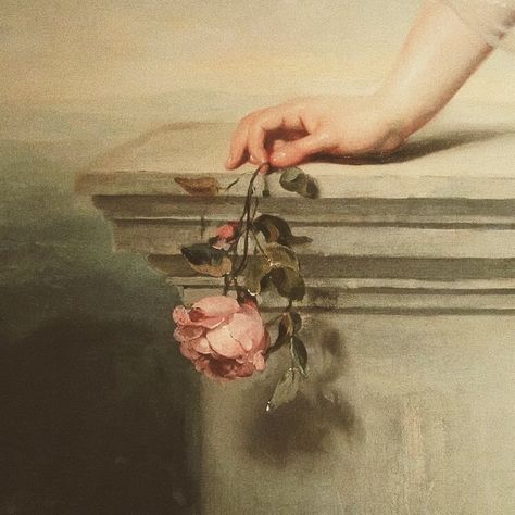 Angelcore Aesthetic, Rennaissance Art, Angel Aesthetic, Holding Flowers, Aesthetic Painting, + Core + Aesthetic, Arte Fantasy, Classical Art, Ethereal Art