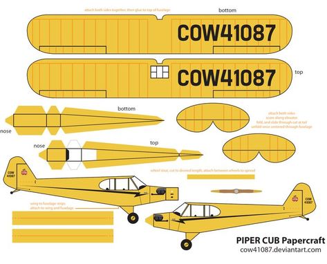 Biplane Model, Airplane Template, Paper Models House, Model Aeroplanes, Piper Cub, Paper Airplane Models, Avion Rc, Soda Can Crafts, Airplane Crafts