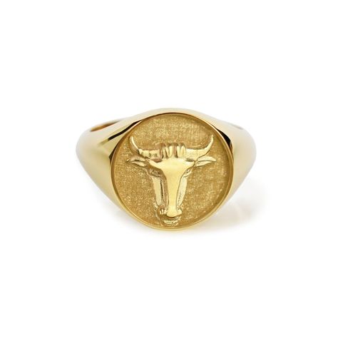 Gold Bull Head Signet Ring, Taurus Zodiac Sign Signet Ring, Solid Gold Bulls Ring, Bull Jewelry, Taurus Gift, Mothers Day Gift, Bull Gift - Etsy Taurus Zodiac, Signet Ring, Zodiac Signs, Mother's Day Gifts, Solid Gold, Mothers Day, Gold Rings, 18k Gold, Jewelry Rings