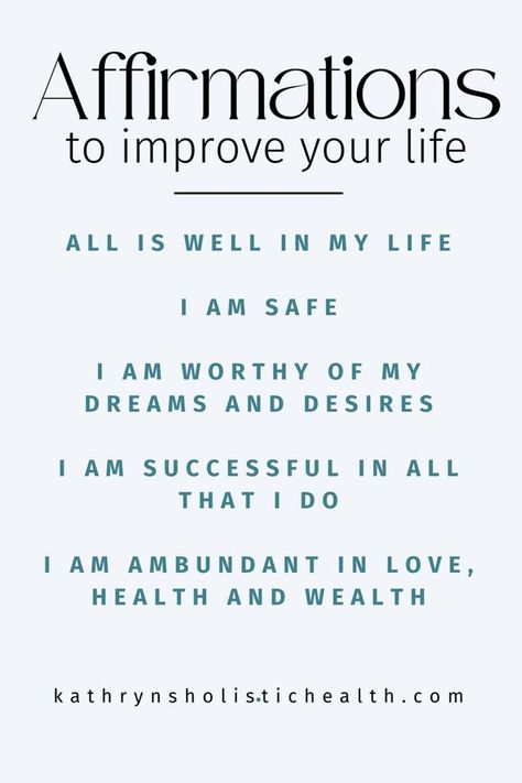 Check out the best place to get started with positive affirmations! Use the power of your thoughts to create a positive mindset, find motivation, and enjoy happiness. Experience a life filled with purpose and fulfillment through the practice of positive affirmations. I show you how to get started today! More mindset resources at kathrynsholistichealth.com Daily Words Of Affirmation, Gratitude Magic, Positive Manifestation Quotes, Affirmation Jar, Journal Motivation, Manifestation Ideas, Night Affirmations, Quitting My Job, 2025 Vibes