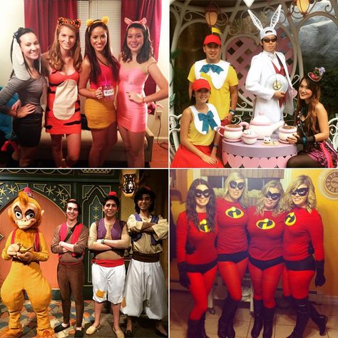 43 Disney Costumes You and Your Group Can DIY Disney Day Spirit Week Outfits Easy, Movie Character Day Spirit Week, Disney Character Outfits Spirit Week, Disney Day Spirit Week, Disney Group Costumes, Easy Disney Costumes, Hipster Disney Princess, Every Disney Princess, Hipster Disney