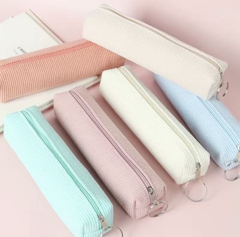 Cute Pencil Pouches, Personalised Stationery, Notes Aesthetic, School Pencil Case, Cute School Stationary, Cute Pencil Case, Study Stationery, Stationary School, Desk Supplies