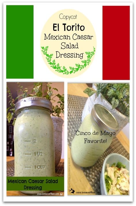 El Torito Salad, El Torito Cilantro Dressing, Mexican Caesar Salad, Caesar Salad Dressing Recipe, Salad Dressing Recipe, Caesar Salad Dressing, Copycat Restaurant Recipes, Cotija Cheese, Salad Dressing Recipes