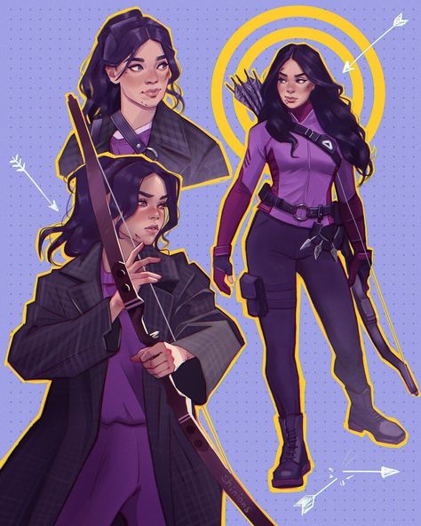 Sara Esposito on Instagram: “Happy new year everyone! Put together some of the sketches of Kate Bishop I did a couple of weeks ago ✨ . . . . . . . . . . . .…” Marvel Young Avengers, Kate Bishop Hawkeye, Marvel Fanart, Marvel Drawings, Marvel Characters Art, Marvel Artwork, Young Avengers, Kate Bishop, Marvel Fan Art