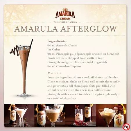 Amarula afterglow Amarula Cocktails, Alcoholic Cocktails, Drinks Alcohol, Drink Me, Drinks Alcohol Recipes, Alcohol Recipes, Beautiful Food, Food Cravings, Cocktail Recipes