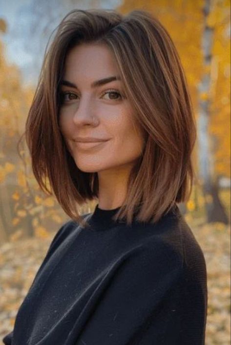 Medium Length Hair Women, Braids With Curls, Hair Color And Cut, Medium Length Hair Cuts, Hair Dos, Round Face, Womens Haircuts, Bobs Haircuts, Medium Length Hair Styles