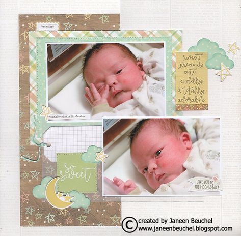 So Sweet Baby Boy Scrapbook Layouts, Scrapbook Bebe, Boy Scrapbook Layouts, Baby Scrapbook Pages, Scrapbooking Layouts Baby, Baby Layouts, Baby Boy Scrapbook, Baby Mine