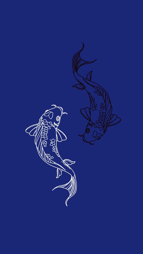 Ipad Wallpaper Minimalist Blue, Blue Fish Aesthetic, Draw Lightning, How To Draw Lightning, Koi Fish Wallpaper, Wall Collage Photos, Koi Wallpaper, Lg Wallpaper, Blue Koi