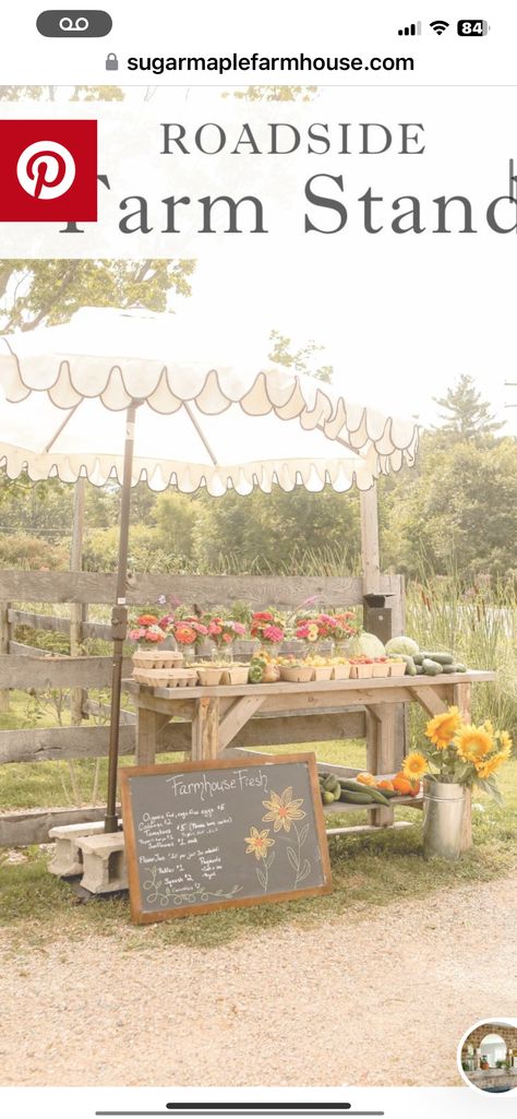 Apple Cider Stand, Cider Stand, Old Table, Cottage Market, Coffee Bars, Plastic Table, Farm Stand, Plastic Tables, Fresh Tomatoes