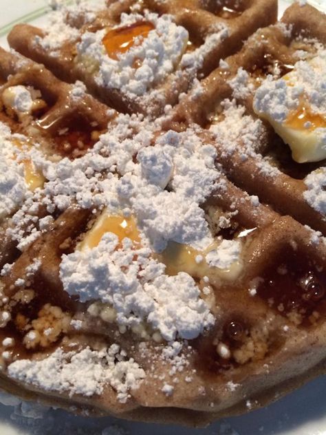 Funnel Cake Waffle Recipe, Pancake Mix Funnel Cake, Gluten Free Waffle Recipe, Gf Waffles, Gluten Free Funnel Cake, Funnel Cake Recipe Easy, Cake Waffles, Homemade Funnel Cake, Waffles Breakfast