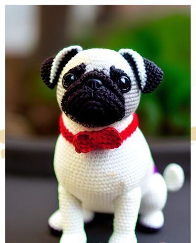 Crochet Pug Amigurumi Pattern Teddy Bear Gift Ideas, Bear Gift Ideas, Crochet Pug, Double Ended Crochet, Teddy Bear Gift, Crochet Dog Patterns, Crochet Teddy Bear, Crochet Teddy, Crochet Bear