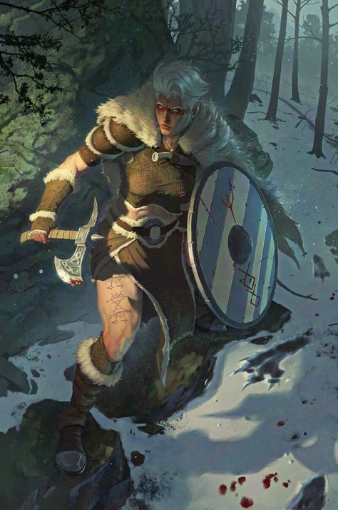 ArtStation - Bryldana Jongblud the Barbarian, Joby Dorr Barbarian Village, Beast Barbarian, Fantasy Faction, Barbarian Dnd, Fantasy Video Game, Village Art, High Ground, Art Library, D&d Dungeons And Dragons