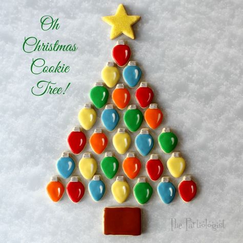 Christmas Cookie Tree, Christmas Icing, Frosting Decorating, Cookie Tree, Cookie Platters, Christmas Cookies Packaging, Winter Cookies, Cookie Platter, Cookies Ideas