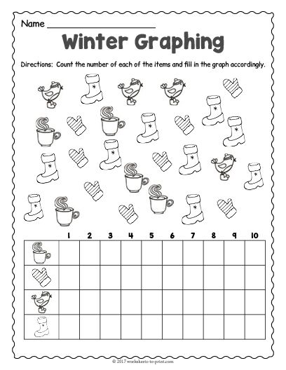 Picture Graph Worksheets, Winter Homeschool, Adding Worksheets, Winter Math Worksheets, Winter Worksheets, Seasons Worksheets, Fall Worksheets, Puzzle Worksheet, Shapes Kindergarten