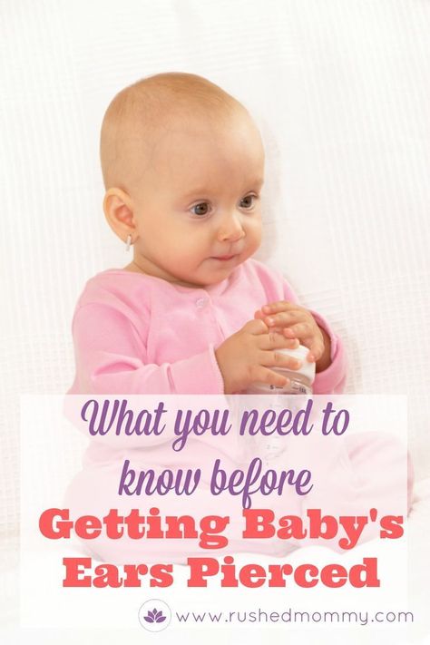 what you need to know before getting baby's ears pierced. I did the research to make you this guide to the best advice and tips for safe and simple baby ear piercing. Piercing Quotes, Kids Ear Piercing, Ear Piercing Care, Baby Ear Piercing, Overprotective Parents, Sweet Days, 2 Months Old, Ears Pierced, Barbell Earrings