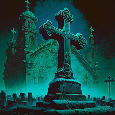 Indrid Cold, Fantasy Poster, Cemetery Art, Halloween Artwork, Retro Horror, Dark Art Illustrations, Beautiful Dark Art, Vintage Horror, Fantasy Aesthetic