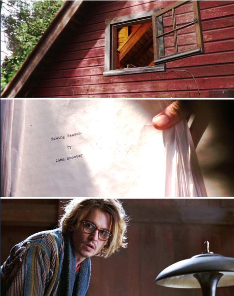 (Secret Window 2004 Secret Window Movie House, Secret Window Movie, The Secret Window, Mort Rainey, Johnny Depp Photos, Secret Window, Young Johnny Depp, Johnny D, Film Quotes