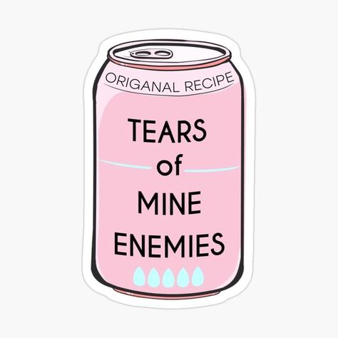 Cool Stickers Art, Sticker Art Ideas, Crazy Stickers, Cute Phone Background, Cute Stickers Aesthetic, Tears Of My Enemies, Sticker Design Inspiration, Preppy Stickers, Stickers Art