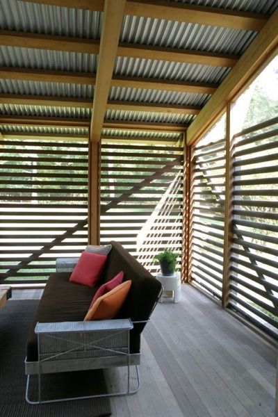 Scott Porter, Ny House, Privacy Screening, Pergola Pictures, Alex Scott, Outdoor Structure, Wooden Pergola, Patio Roof, Tin Roof