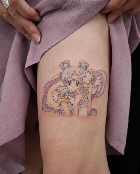 Dragons Tattoo, Sailor Moon Tattoo, Cute Tats, Kawaii Tattoo, Inspiration Tattoos, 1 Tattoo, Aesthetic Tattoo, Anime Tattoos, Creative Tattoos