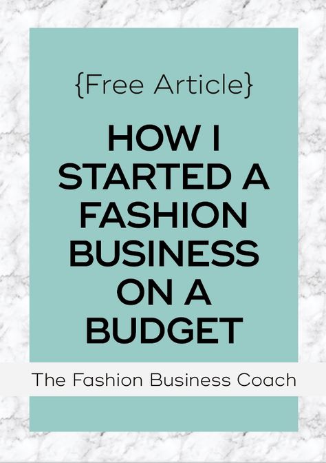 Fashion Business Plan, Starting A Clothing Business, Startup Business Plan, What To Sell, Sewing Business, No Money, Fashion Marketing, Small Budget, My Fashion