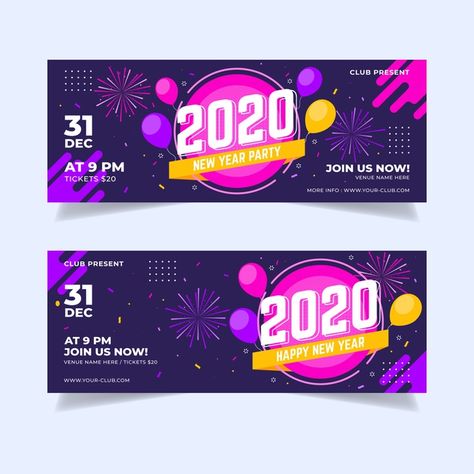 Event Banner Design Inspiration, Party Banner Ideas, Horizontal Banner Design, Event Banner Design, Banner Design Ideas, Newsletter Template Mailchimp, Background Banner Design, Graphic Design Mockup, Party Graphic