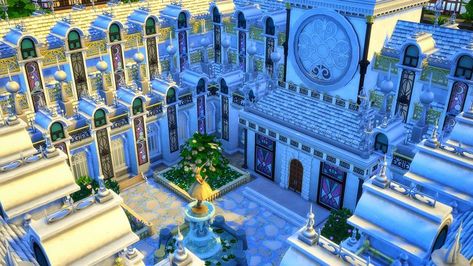 Hi dear👋, I just finished the Hospital⚕ for my Fantasy Medieval Save🧚 (No CC) Fantasy Hospital, Medieval Hospital, Sims 4 Medieval, Sims 4 No Cc, Hospital Room, Black Moon, The Hospital, The Sims 4, Dark Black