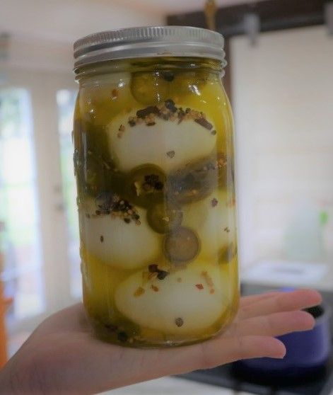 Pickeled Eggs, Jalapeno Pickled, Best Pickled Eggs, Spicy Pickled Eggs, Picked Eggs, Pickled Quail Eggs, Pickled Eggs Recipe, Pickled Vegetables Recipe, Home Canning Recipes