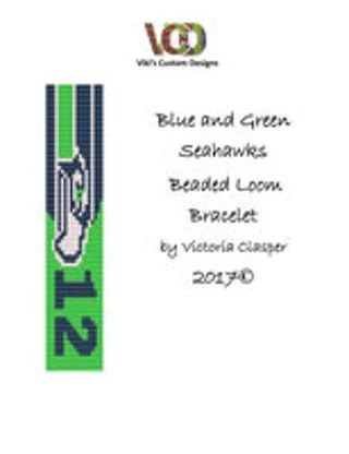 VikisAnyBead - Etsy Cover Picture, Green Bracelet, Color Guide, Loom Bracelets, 12th Man, Cover Pics, Loom Weaving, Seattle Seahawks, Hawks