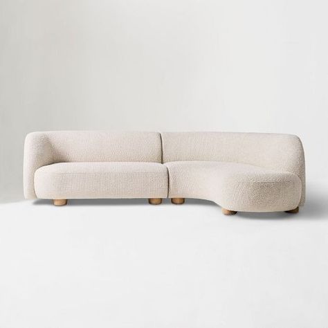 laurent | West Elm West Elm Couch, Curve Sofa, Contemporary Sectional, Modern Sofa Sectional, Sectional Sofa Couch, Furniture Trends, Modern Sectional, Outdoor Dining Furniture, Chaise Sectional