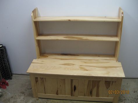 Toy Box Book Shelf Combo Diy, Toy Box Book Shelf Combo, Diy Toy Box With Book Shelf, Toy Box With Book Shelf, Toy Box Book Shelf, Toy Box With Shelf, Toy Box Plans, Toy Storage Bench, Kids Toy Boxes