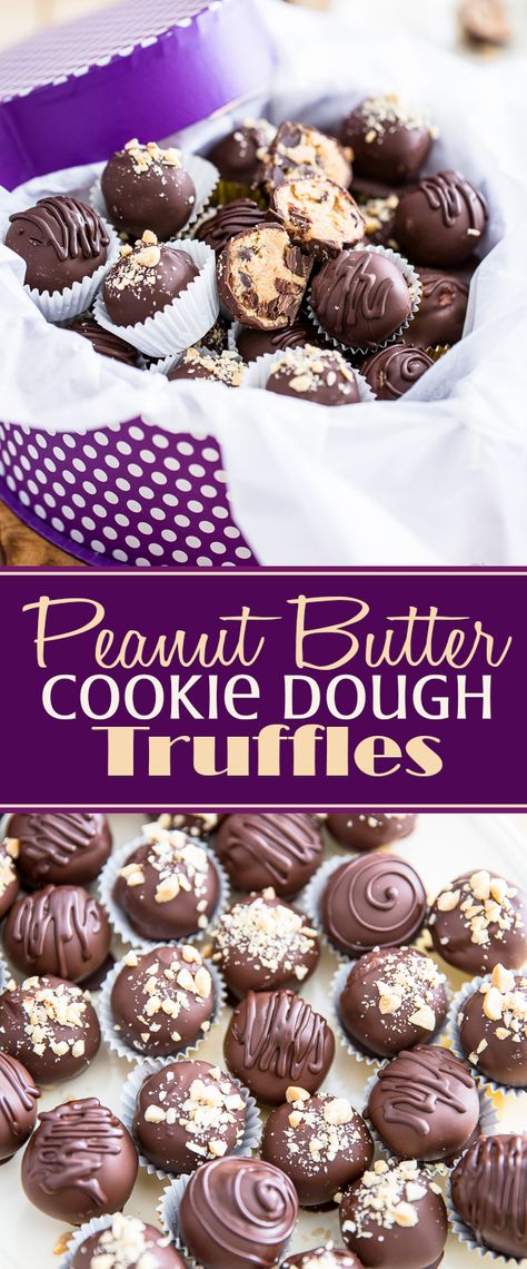 Butter Cookie Dough, Raw Eggs, Caramel Truffle, Cookie Dough Truffles, Peanut Butter Cookie Dough, Snack Bites, Cookie Dough Bites, Peanut Butter Cookie, Caramel Candy