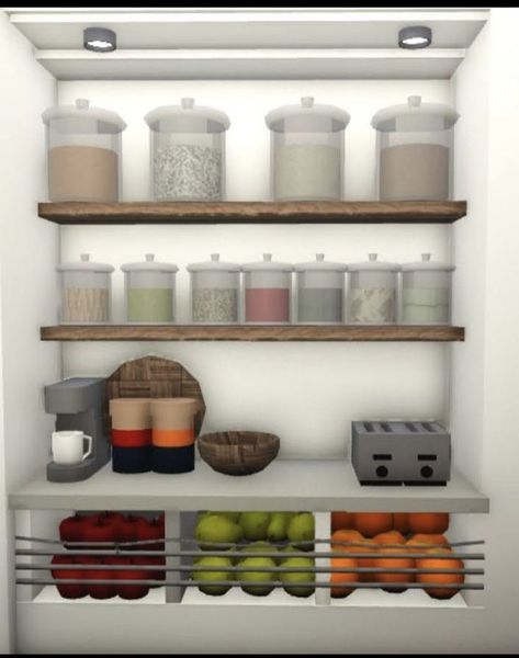 Coffee Station Ideas Bloxburg, Rooms You Need In Your House, Blocksburg Entryway Ideas, 3x3 Pantry Ideas Bloxburg, Bloxburg Plant Decals Codes Palm Tree, Bloxburg Dark Color Schemes, Bloxburg Pantry Ideas Realistic, Bloxburg Shelf, Pantry Bloxburg