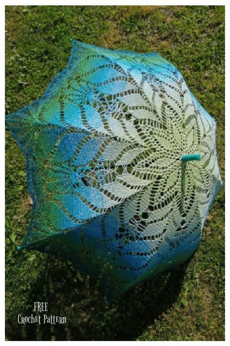 Openwork Umbrella Free Crochet Patterns Crochet Patterns Lace, Wedding Umbrella, Lace Umbrella, Lace Parasol, Beach Events, Umbrella Wedding, Crochet Mandala Pattern, Pineapple Crochet, Stylish Crochet