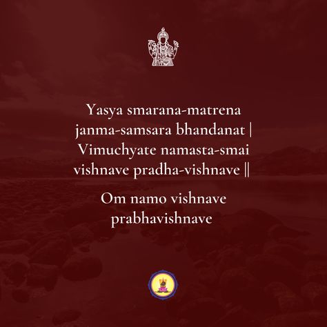 Chanting a thousand names of Shri Hari Vishnu attracts goodness, bliss and peace and above all, his blessings. Chanting of the mantras or shlokas or strotras help us remain focussed in life Vishnu Sahasranama, Shri Hari, Names With Meaning, Meant To Be, Quotes, Quick Saves, Art