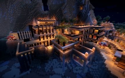 Minecraft Luxurious Cove Hotel great for a Public server Minecraft Hotel, Minecraft Maps Download, Minecraft Schematics, Fantasy Lifestyle, Underwater Room, Cove House, Minecraft Building Ideas, Cottage Core Minecraft House, Cottage Core House