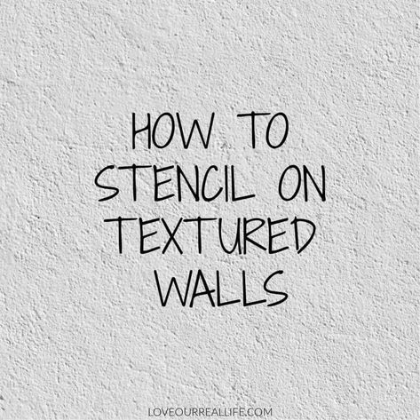 Do Stencils Work on Textured Walls? Stencil On Textured Walls, Stencil Textured Walls, Plaster Stencil Wall, Diy Wall Stencil, Texture Stencil, Diy Wood Frame, Stencil Concrete, Wall Paint Patterns, Stucco Texture